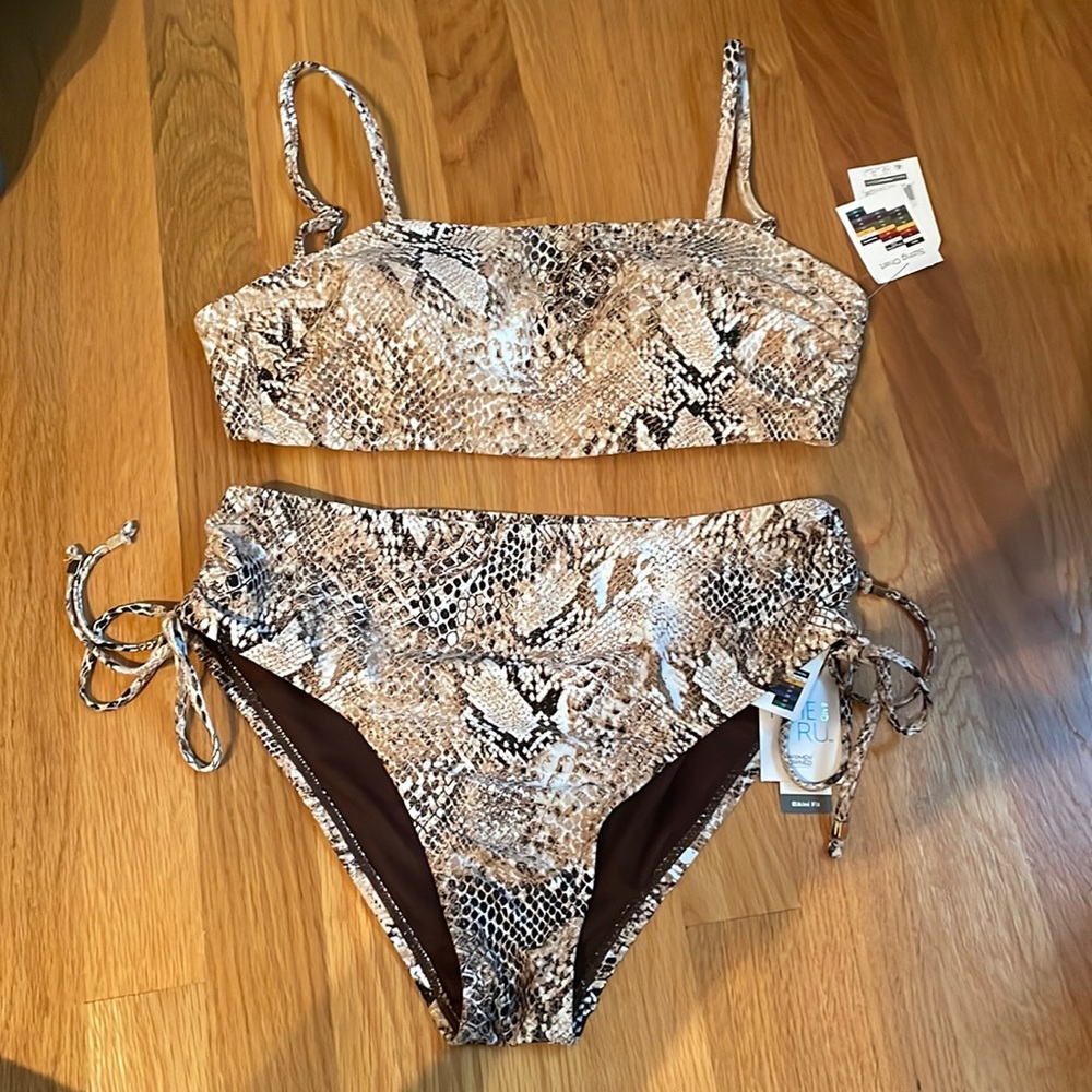 Snakeskin bikini